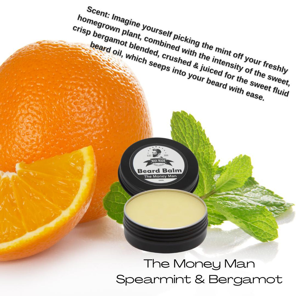 Spearmint & Bergamot Beard Balm UK Man Made Beard Company